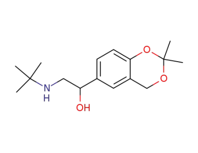 2-(tert-butylamino)-1-(2,2-dimethyl-4H-benzo[d][1,3]dioxan-6-yl)ethanol