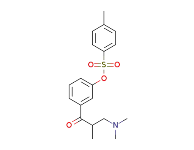 toluene-4-sulfonic acid 3-(3-dimethylamino-2-methylpropionyl)phenyl ester