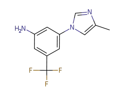 3-(4-methyl-1H-imidazol-1-yl)-5-(trifluoromethyl)aniline