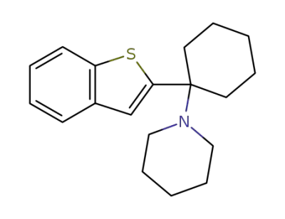 1-[1-(2-benzo[b]thienyl)cyclohexyl]piperidine